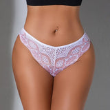 6pcs/pack Low Rise Embroidery Floral Panties Sexy Women Underwear Elegant Comfortable Lady Briefs Female Underpants Lingerie