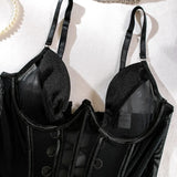 Romantic Lingeries Set Sexy Bra & Corset Lingeries for Woman Full Network Lingerie Femme Sexys Sexy Outfit Women Bodysuits G-row