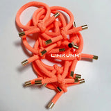 10PCS Women Elastic Hair Rubber Bands High Quality Girls Hair Bands Hair Scrunchies Gold Plated  Hair Accessories Hair Gum/Tie