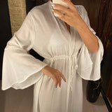New Sexy Beach Long Maxi Dress Women Beach Cover Up Tunic Pareo White V Neck Dress Robe Swimwear Cover Up Bikini Beachwear V2623