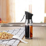 BONJEAN Oil Dispenser Dual Nozzle Spray Bottle for Cooking Oil
