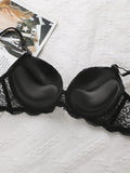 Ladies Leopard Print Lace Bralette Sexy With Steel Ring Lingerie Comfortable Lifting Underwear Triangle Underwear Set B2076