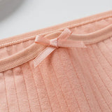 5Pcs/Set Cotton Briefs Women Panties Sexy Lingerie Women's Underpants Low Waist Panty Comfy Breathable Seamless Underwear