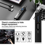 Wireless Signal & Hidden Camera Detector - Anti-Spy Bug Detector Device