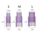 Plastic Hair Rollers Self Adhesive Manual Hair Curler No Heat Hair Rollers Long-lasting Fluffy Styling Hair Styling Tool