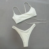 Push Up Bikinis 2025 Sexy Women Swimsuit Swimwear Female Bikini Set Bandage Biquini Bathing Suit Swimming Suits Beachwear