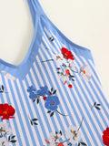 2026 Printed Strappy Swimsuit One Piece & Beach Dress Sexy Swimwear Women Bathing Swimming Swim Suit Female Padded Beachwear