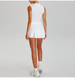 Fitness Tennis Short Skirts Women's Quick Cooling Sensation Sunscreen Pleated Skirt Outdoor UV Resistant Dance Golf Yoga Clothes