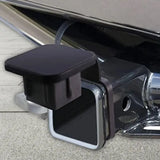 Trailer Hitch Receiver Cover Plug Waterproof Tube Cap Protector Tow Plug Tube Cap Protector 2 Inch Receiver Auto Square Plug