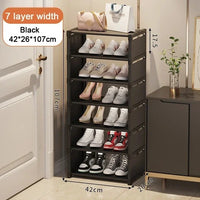 Multi-Layer Stackable Shoe Cabinet Shoes Storage Rack foldable free combination shoe rack For Entry Wall Corner Shoes Shelf