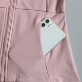 Women's High-End Yoga Suit with Standing Collar Long-Sleeved Sports Jacket for Running And Training Windproof Fitness Jacket