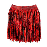Sequin Cheerleading Team Dress for Adults Kids Rain Skirt Dance Costume Streamer Fringe Half Skirt for Beach Parties