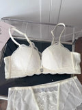 Summer Hot Sale! Front Closure Compression Bra for Small Bust - Sexy Lace Back Push Up Bralette, Lightweight Invisible Comfort