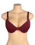 White Swim Fabric Underwire Bra for Women Plus Size Lightly Padded Adjustable Straps 4 Hook Closure Everyday Bra