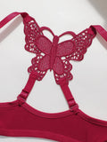 Women's sexy embroidered lace lingerie set for front gathered push ups back butterfly comfortable and close fitting bra set 2120
