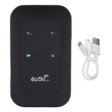 4G 5G WiFi Hotspot Supports 10 Connected Devices LTE Mobile Router for Travel 300Mbps High Speed SIM Card Slot Color LED Display