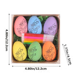 2026 DIY Hand-Painted Easter Eggs, Easter Home Décor, Creative Easter Gift for Easter Party