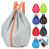 Fashionable Skin Bag Foldable Sports Backpack Outdoor Travel Bag Portable Water-Resistant Double Shoulder Bag for Active Living