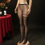 Leggings Lace Fishnet Stockings High Socks Sexy One-piece Pantyhose Striped Jacquard Tight-Fitting Solid Color Pantyhose YMWS