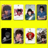 J-Jack Champion American Actor For ID Clips Credit Bank Bag Bus Meal Card Holder Cover Pocket Decoration Keychain