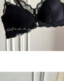 Summer Nouvelle Tendance! Soutien-Gorge Push Up à Fermeture Avant - Bretelles Dentelle Dos, Bralette Légère pour Petite Poitrine