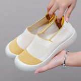 Women's shoes Women's Retro Dual-tone Slip-on Shoes Breathable Soft Sole for Comfort Summer Fashion Footwear Versatile Colorways