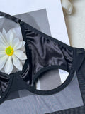 European and American style sexy women's hollow-out tight pants, backless one-piece underwear, bodysuit, gloves not included