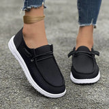 Plus Size 43 Casual Shoes for Women Fashion Loafers Spring and Autumn Round Toe Flat Anti-Slip Walking Shoes Zapatos De Mujer