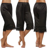 Women’s Pajama Pants Lace Trim Loose High Waist Sleepwear Bottoms Elastic Waist Band Nightwear Trousers