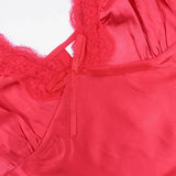 Sexy Lingerie Nightgown Women Sleepwear Silk Straps Nightdress Female Nightwear Summer Off Shoulder Nighties Dress
