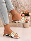 Women Shoes Ladies Flip Flops Designer Outside Female Slippers Summer New Luxury Sandals Fashion Walking Open Toe Slides