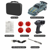 KF20 1:64 Mini RC Drift Car – 4WD Desktop Racing Remote Control Car