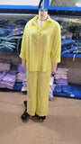 2026 spring and summer women's suit cotton and linen wide-leg pants suit