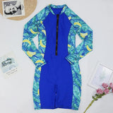 Women's Long Sleeve Rashguard Swimsuit One Piece pro Sports 2025 Femme Swimwear Boyleg Knee-Length Surf Beach Wear Bathing Suit