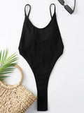 Extreme Mini Micro String Backless Women Swimwear One Piece Swimsuit Female High Cut Monokini Thong Bathing Suit Swim Beachwear