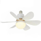 Ceiling Fan With Remote Control LED Light E27 Base