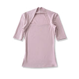 AP26018-26 Spring Korean Version Slim Fit Off-Shoulder Macaron Color Pullover T-Shirt SDRP