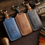 Leather Car Key Case Cover for Renault Captur Koleos Kadjar Zoe Arkana Espace Clio Megane Grand Scenic Sandero Dacia Duster Card