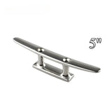 1Pc 4" 5" 6" 8" Combo Mooring Cleat 2 Hole 316 Stainless Steel Polished Boat Cleats for Marine Boat Deck Rope Tie Yacht