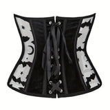 Royal corset body-shaping corset undergarment thin and breathable summer style with a cinched waist and plastic-boned mesh sexy