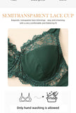 Elegant Womens Lace Bra Hollow Out Design Underwire Support Sexy Lingerie BH Tops Underwear  Plus Size A B C D E Cup