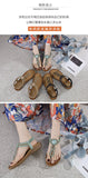 2026 New Shoes for Women Bohemia Crystal Sandals Women Shoes Rhinestone Lady Flip Flops Pearl Slip on Flat Beach Shoes