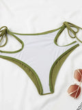 2026 Sexy High Wasited Swimsuit Women Solid Bikini Hollow Out Cross Swimwear Female Bathers Bathing Swimming Swim Suit Beachwear