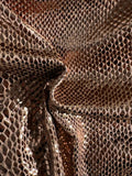 SnakeSkin Halter V Neck Backless Female Swimwear One Piece Swimsuit Women Monokini High Cut Bathing Suit Swim Bodysuit Beachwear
