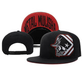 Unisex Skeleton Embroidery Baseball Cap Women Outdoor Sports Flat Hats Men Fashion Men Hip Hop Snapback Caps Sunscreen Hat