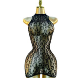 Sexy Beach Cover Up Dress Hollow Out Fishnet Dress Without Bikini Summer Holiday Beachwear Slimming Womens Black Beachdress