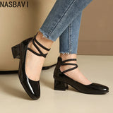 Metallic Silver Gold Women Mary Jane Pumps Square Toe Block Heel Crisscross Ankle Strap Back Zipper Elegant Party Dress Heels