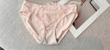 Deep V Halter Neck Bra Set French Style, Lace Push Up Bralette for Small Chest, Sexy Wireless Triangle Bra Set MOYISU Sexy Tushy