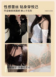 French Style Sexy Lace Underwear Set, Non-Padded Push Up Bra for Small Bust, Wirefree & Breathable, New Hot Bestseller MOYISU AB