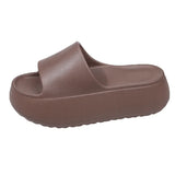 Summer Eva Chunky Platform Slippers Women Comfortable Soft Thick Bottom Sandals Woman 2025 Non Slip Beach Flip Flops Female